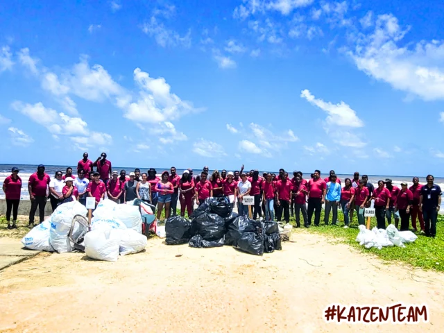 Manzanilla Beach Cleanup Led by Kaizen Team
